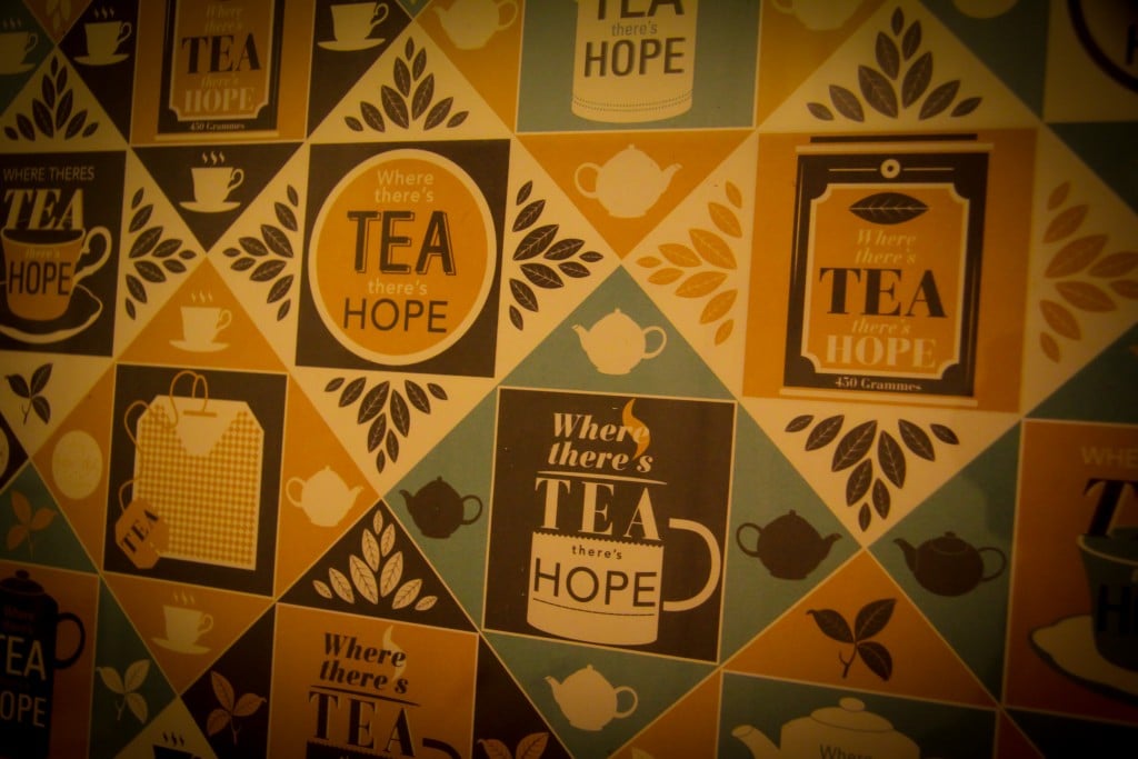 Where there's tea there's hope - wrapping paper