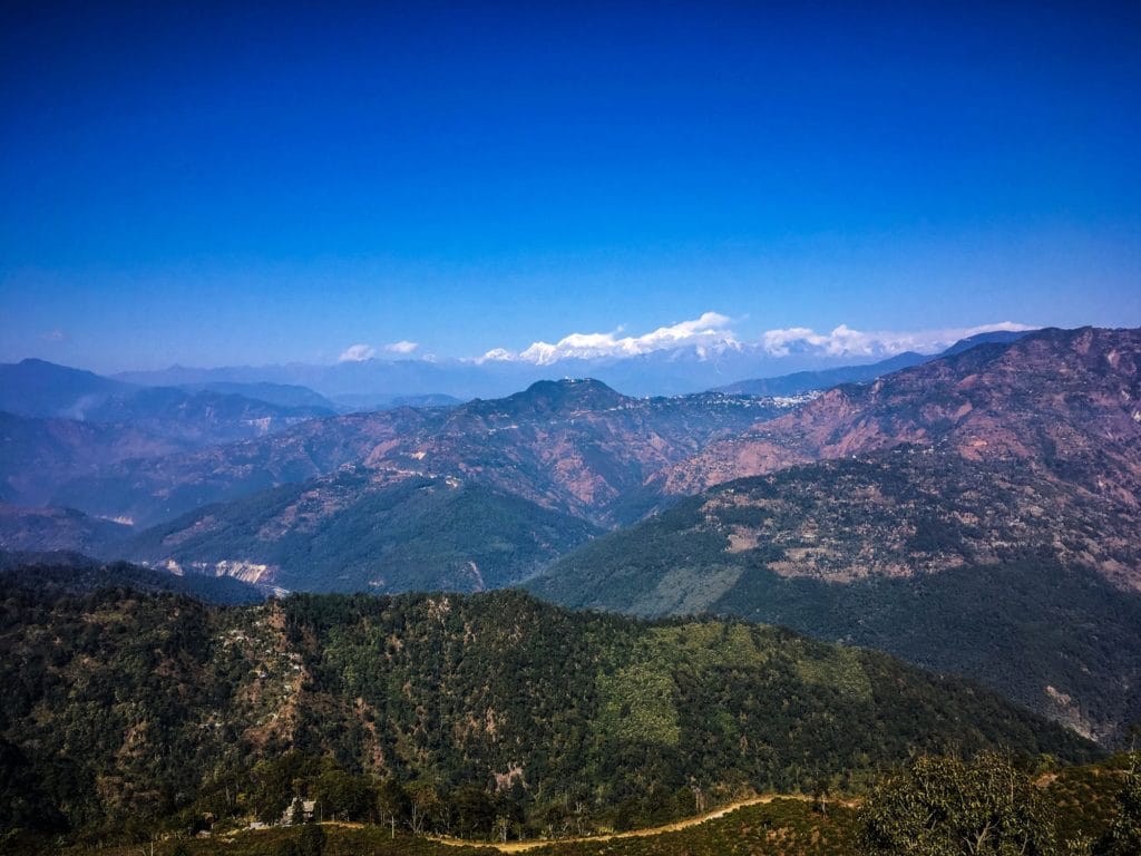 Utsikt över Kanchenjunga 