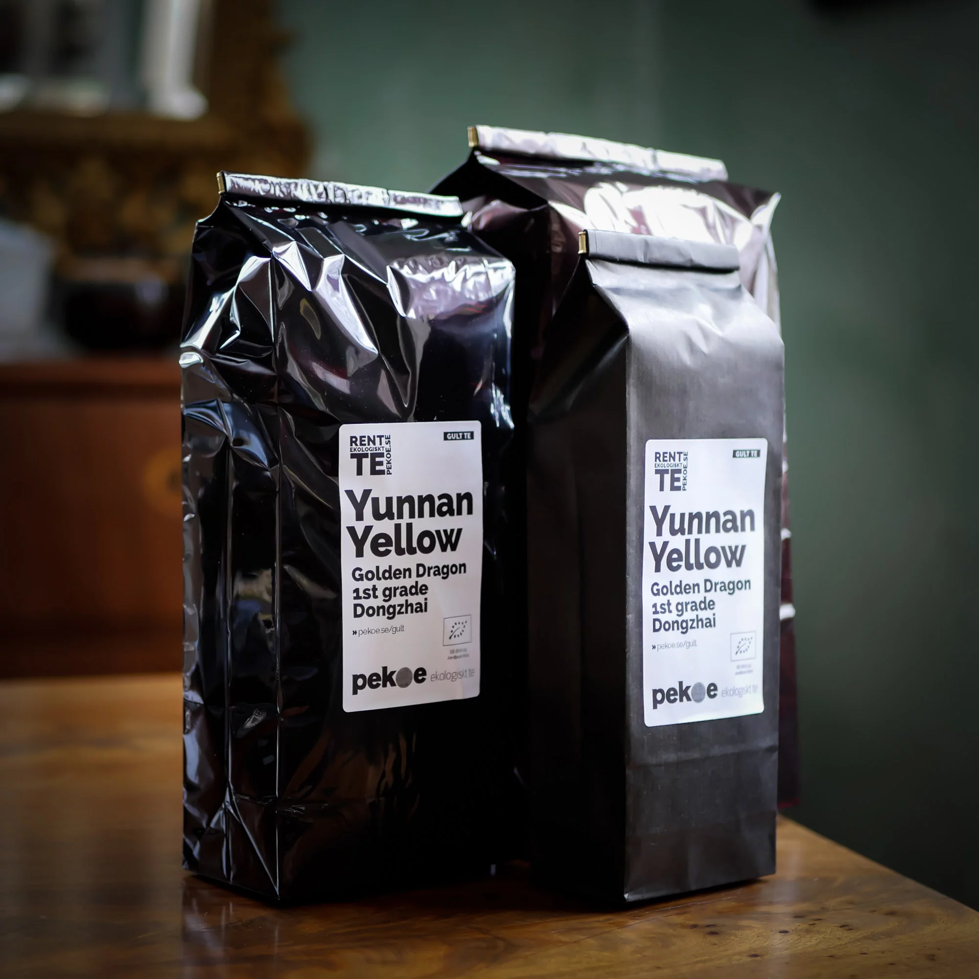 Yunnan Yellow Golden Dragon 1st grade Dongzhai Yunnan yellow gult te lösvikt